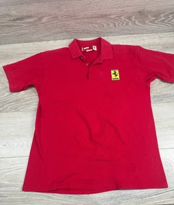 FILA Herren rotes offizielles Ferrari Racing Poloshirt Größe Medium - Bild 1 von 7