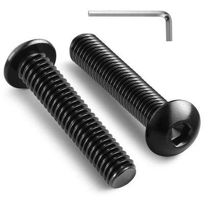 5/16-18 x 1-1/4 Inch Button Head Socket Cap Bolts Screws,304 Stainless Steel ... - Image 1 of 4