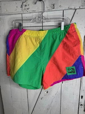 Jam’s World Vintage Men’s L Swim Trunks Multicolor Lined, Drawstring, Pockets, - Image 1 of 4