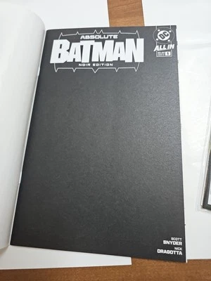 Absolute Batman 1 Noir HOT vigilante superhero Read Better Comics