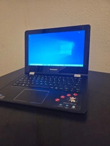 Lenovo Yoga 300-11IBY Model 80M1 Laptop 4GB RAM Win10 64bit 64GB SSD Read Desc - Picture 1 of 18