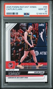 2025 Panini Instant WNBA #68 Caitlin Clark PSA 10 Rookie Indiana Fever - Picture 1 of 2