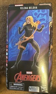 Figura de acción Yelena Belova Hasbro Marvel Legends 6" Puff Adder Wave nueva en caja Foto 1 de 4
