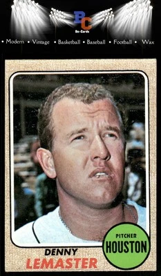 1968 Topps #491 Denny Lemaster - Image 1 of 2