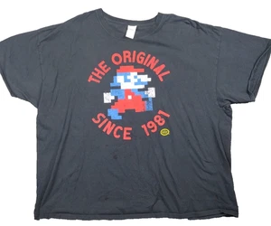 T-SHIRT stile retrò Nintendo Mario 8 bit l'originale dal 1981 taglia 3XL XXXL - Foto 1 di 11