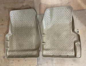 1997-2006 Jeep Wrangler TJ Husky Liners Tan Front Floor Mats - Picture 1 of 2
