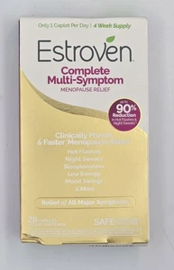 Estroven Women Complete Multi-Symptom Menopause Relief Supplement, 28 Ct Non-GMO - Bild 1 von 1