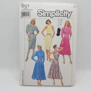 Simplicity 7801 Misses' Raglan Sleeve Dress Sewing Pattern Size 6-10 Uncut - Picture 1 of 7