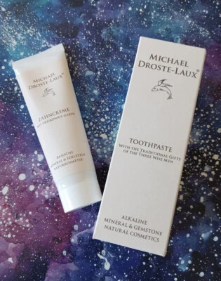 Droste-Laux -Basische Zahncreme m. Dreikönigsgaben 50ml Edelstein MHD 12/2026