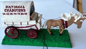Officially Licensed Collegiate Product Oklahoma OU Sooner Schooner Figurine READ - Picture 1 of 18