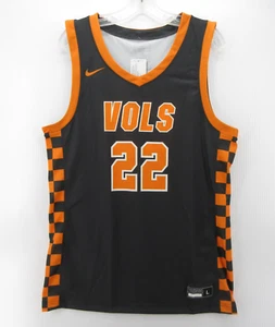 Tennessee Volunteers Basketball Jersey Team Issued Large Black Nike Slim NEW - Picture 1 of 13