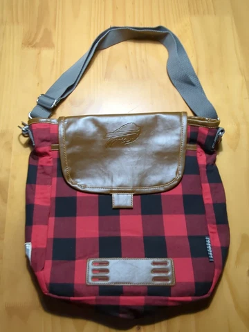 Buffalo Bills NFL Leeds Field & Co Laptop Bag Messenger Satchel Rare New Cover