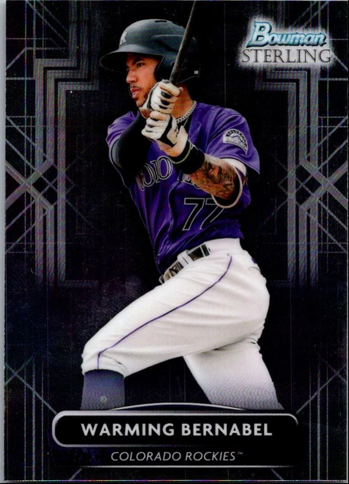 2022 Bowman Sterling Warming Bernabel Colorado Rockies #BSP-85 - Image 1 of 2