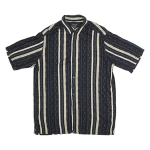 AXCESS Mens Shirt Blue Striped M - Picture 1 of 6