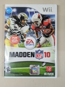 Madden Football NFL 10 (Nintendo Wii, 2009) EA Sports Complete w/ Manual - Picture 1 of 4