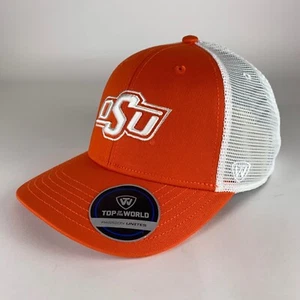 Oklahoma State Cowboys orange weiß Top of the World Snapback Truckermütze neu - Bild 1 von 5