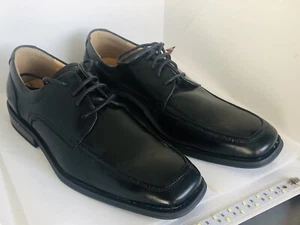 NXT men's black color Leather Oxfords Fashion Dress Shoes - Picture 1 of 6