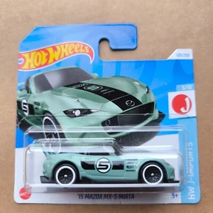 Hot Wheels SHORT CARD 2024 HW J-IMPORTS 15 MAZDA MX-5 MIATA GREEN 3/10 - Picture 1 of 1