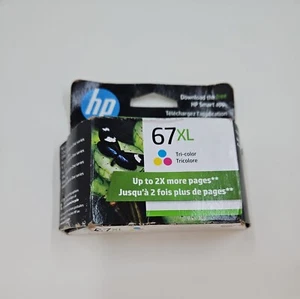 New Genuine HP 67XL Color Ink Cartridge ENVY Pro 6452, 6455 - Photo 1/1