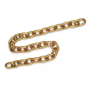 Catena saldata Dayton 1DJR9 20' x 5/16" 4700 libbre limite oro cromato grado 70 - Foto 1 di 3