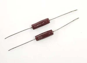 Lot of 2 Clarostat VC5E-9K, 9K Ohm 5 Watt 5% Wirewound Power Resistors 5W - Picture 1 of 1