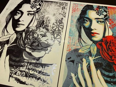 Conjunto de póster con impresión de arte urbano Obey Giant Shepard Fairey Incarnation Limited S/N Foto 1 de 4