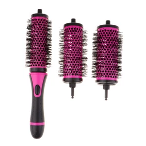 3 In 1 Abnehmbare Rundbürsten Set Rolling Curling Haarbürste Professionelle - Bild 1 von 8