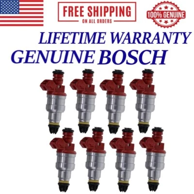 8X Inyectores de combustible Bosch 1993-95 BMW 530i 540i 740i 840ci 3,0 L V8 0280150778 OEM Foto 1 de 4
