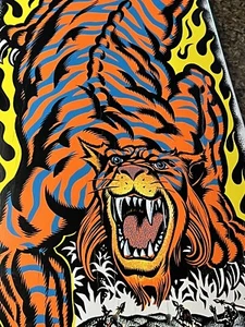 Santa Cruz Skateboard Deck - Salba Tiger - RARE first Re Issue 2009 Limited  - Picture 1 of 5