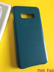 EF-VG970LGEGWW Cover Originale Samsung Galaxy S10e Genuine Leather Pelle Verde - Foto 1 di 3