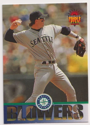 1994 Donruss Triple Play #123 Mike Blowers Seattle Mariners - Image 1 of 2