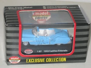 Model Power HO #19233, 1953 Cadillac Elderodo - Blue - Picture 1 of 1
