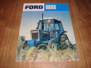 Ford 2600 3600 Tractors AD-2178 Information Brochure Catalog - Picture 1 of 2