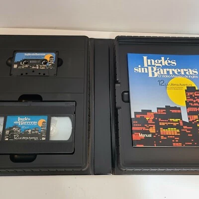  Ingles Sin Barreras Course #12 VHS,   Books Set  cassete  - Image 1 of 2