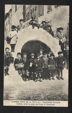 CARTOLINA LEONESSA RIETI GALLERIA SOTTO LA NEVE STREPITOSA 2005L30