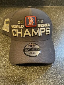 Boston Red Sox New Era 2018 World Series Champions Locker Room 39THIRTY Flex Mütze - Bild 1 von 4