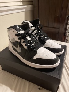 air jordan 1 mid white shadow dames