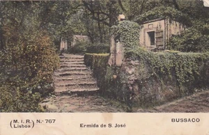 POSTCARD Ermida de S. Jose BUSSACO to  ENGLAND - Picture 1 of 2