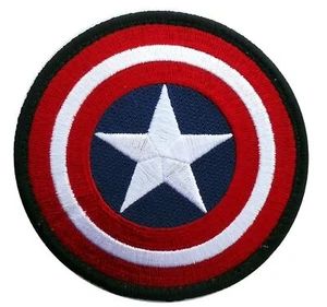 CAPTAIN AMERICA LOGO MOVIE PATCH [IRON ON SEW ON] - Picture 1 of 1