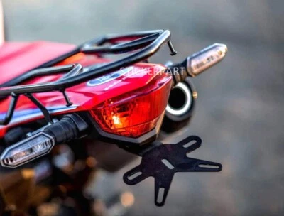 GUARDABARROS CORTO PARA HONDA CRF300L RALLY RL COLA ORDENADA ELIMINADOR MATRÍCULA ACERO Foto 1 de 4