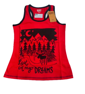 Women Pyjama Tops T-Shirts PJ Tank Ladies Cotton Sleeveless Nightwear Vest D10 - Image 1 of 3