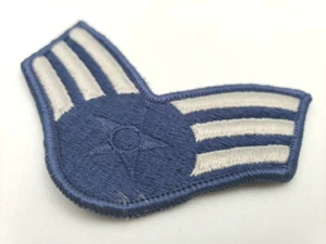1980s Old Style USAF SENIOR AIRMAN Rank Insignia Air Force Patch NOS Large 4" - Picture 1 of 4