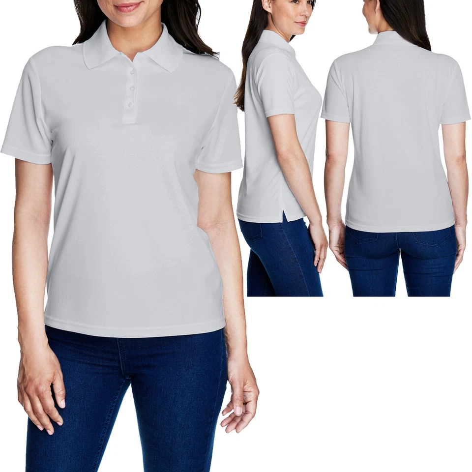 Camisa polo Dri Fit para dama talla grande que absorbe la humedad XL, 2XL, 3XL, 4XL  Foto 1 de 1