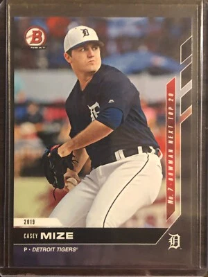 2019 Topps Bowman Next #T7 Casey Mize Detroit Tigers - Image 1 of 2