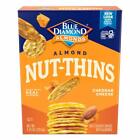 Blue Diamond Almond Nut Thins Cracker Crisps, Cheddar Cheese, 4.25 oz, Pack of 6