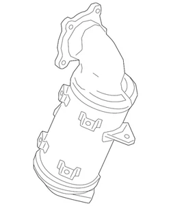 Genuine GM Catalytic Converter 19420236 - Picture 1 of 4