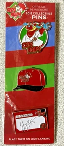 Cincinnati Reds Red Heads 3 Sammler-Pins Baseball Gapper, Kappe & Joey Votto - Bild 1 von 5