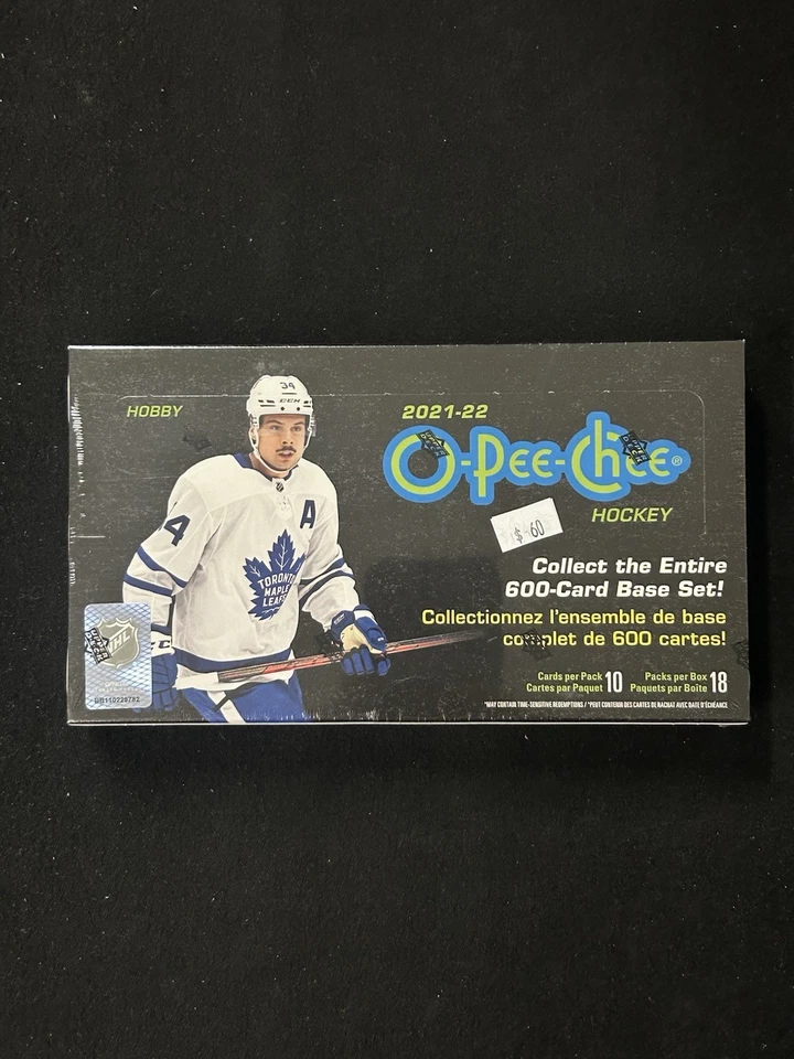 2021-22 O-Pee-Chee OPC Hockey Factory Sealed Hobby Box *Qty*