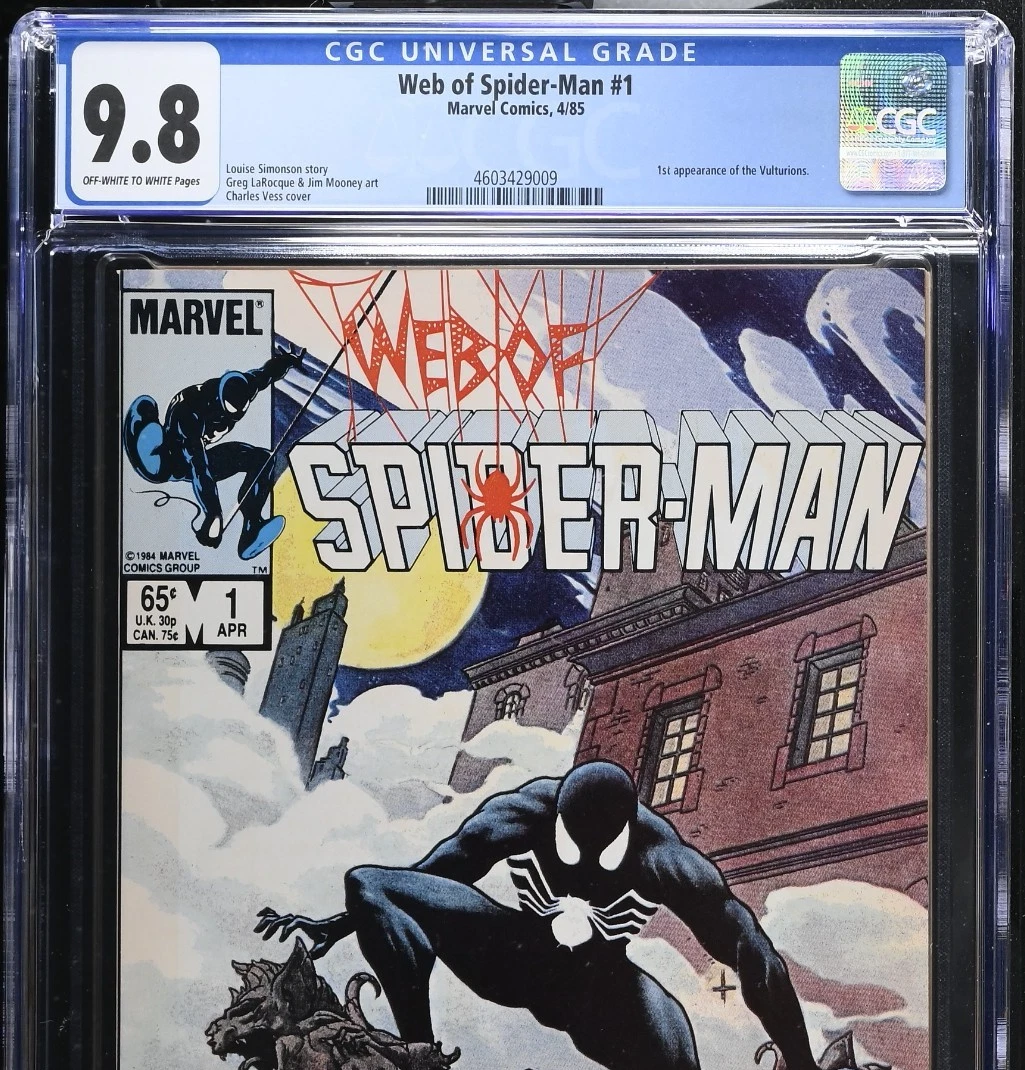 Spider-Man Certified Guaranty Company (CGC) 9.8 Near Mint/Mint