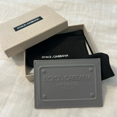 Бумажник-держатель для карт Dolce & Gabbana Grafite кожа - Изображение 1 из 3